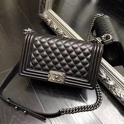 buy boy chanel flap bag|chanel black boyfriend bag.